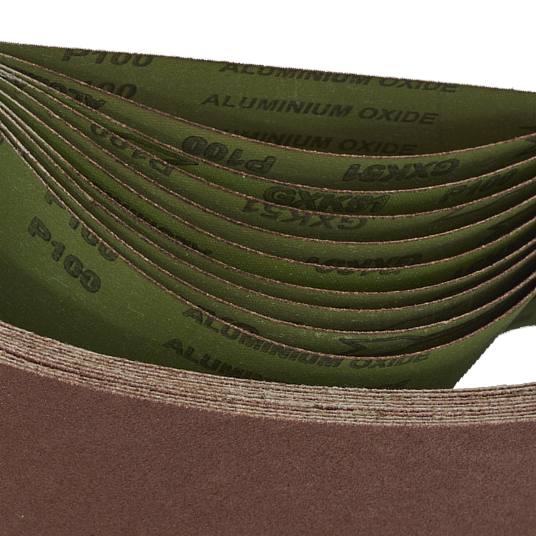 Sanding Belt 100 x 610mm 100 Grit - Pack of 10 - WSB61100 Sealey