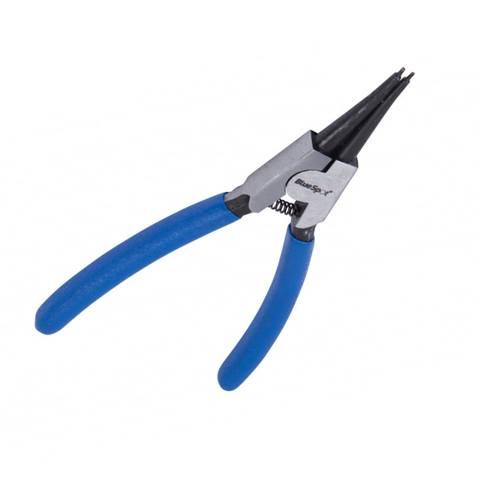 BlueSpot 6" Circlip Plier External Straight Tip Circlip - Drop Forged Pliers 150mm New