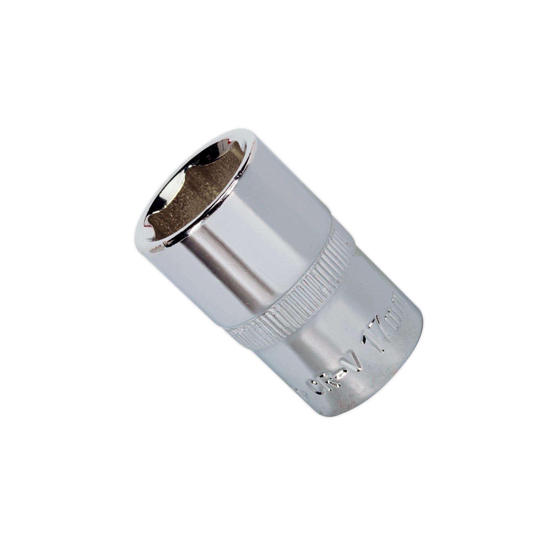 Sealey WallDrive Socket 17mm 1/2"Sq Drive Fully Polished