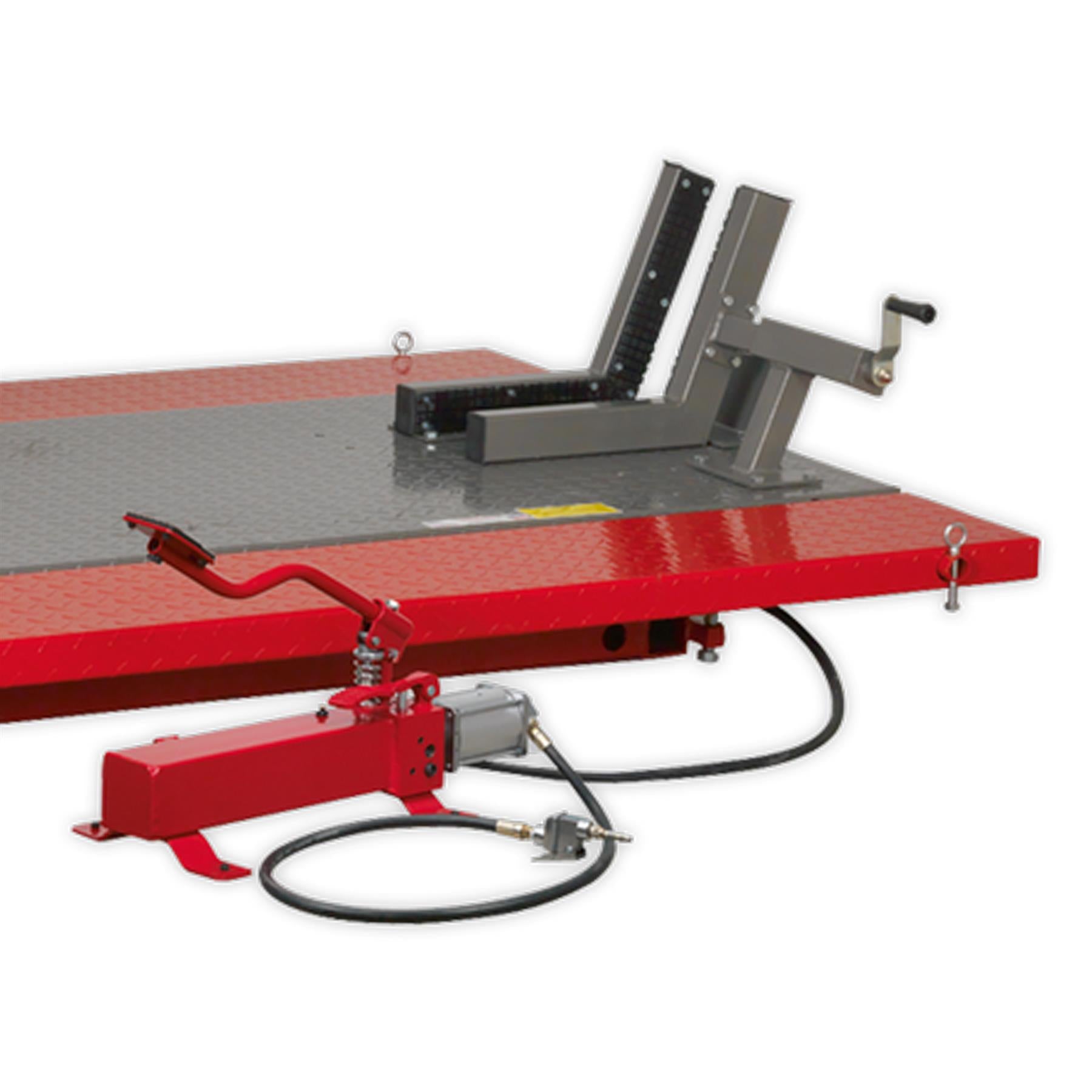 Sealey Mini Tractor/Quad/Motorcycle Lift 680kg Capacity Air/Hyd