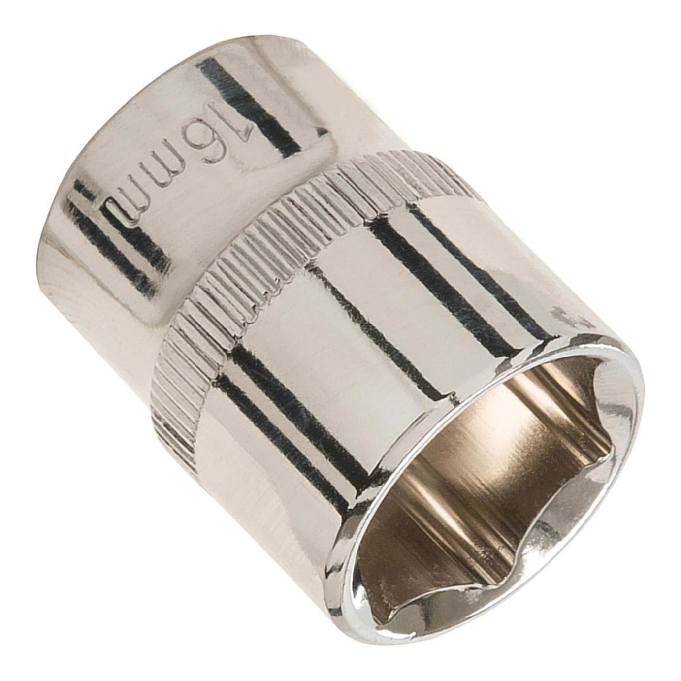 Socket 3/8" Drive Metric Hex Square 16mm Individual Hex Polished Crv Tool