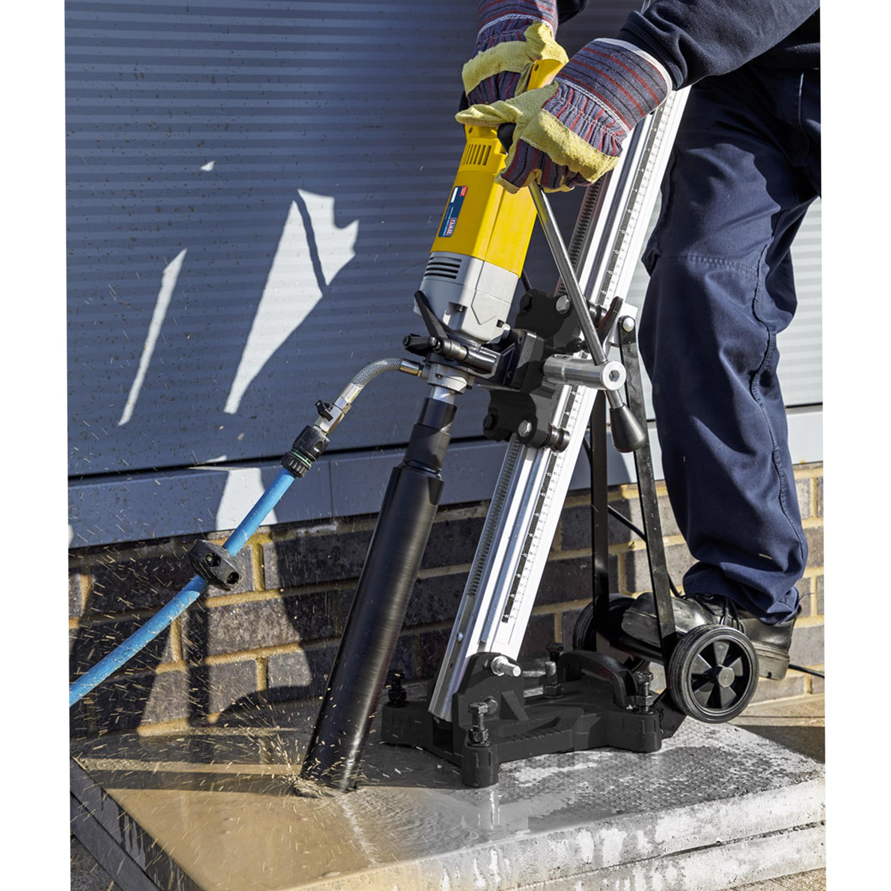 Sealey Diamond Core Drill Stand  aluminium diamond core drill stand