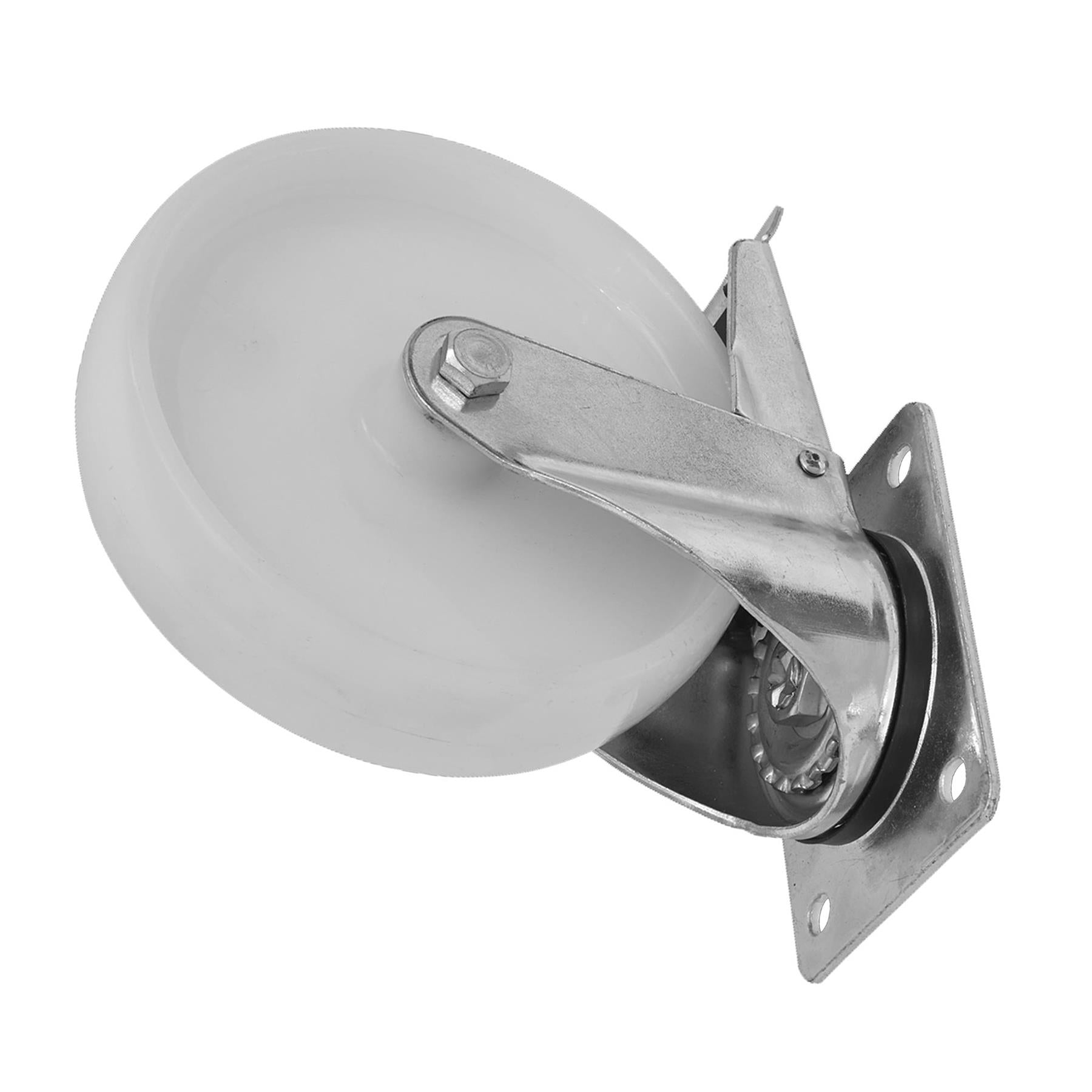 Sealey Heavy-Duty Nylon Castor Wheel Swivel Total Lock 100mm