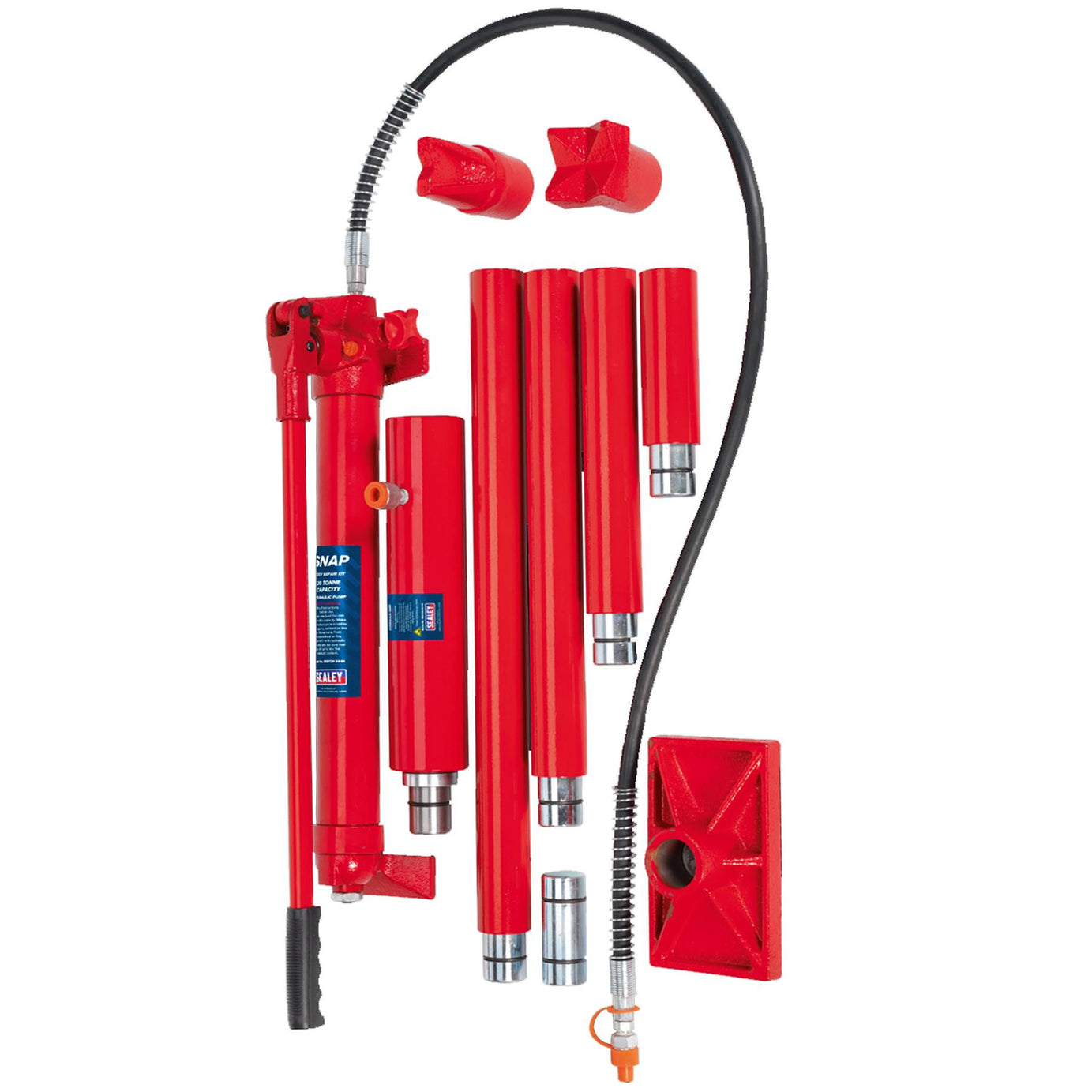 Sealey Hydraulic Body Repair Kit 20tonne Snap Type