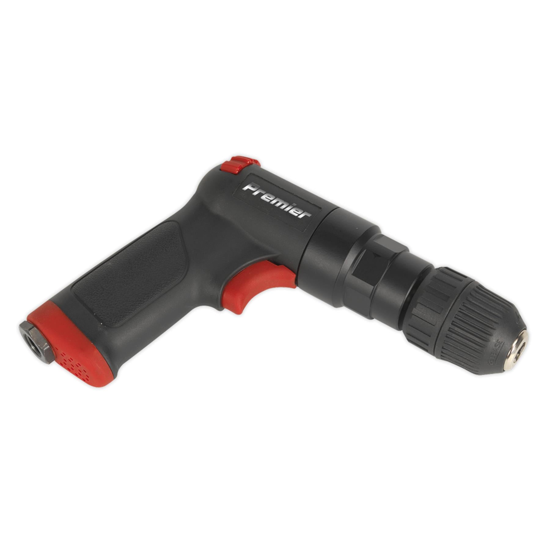 Sealey Air Pistol Drill Ø10mm with Keyless Chuck Composite Reversible - Premier