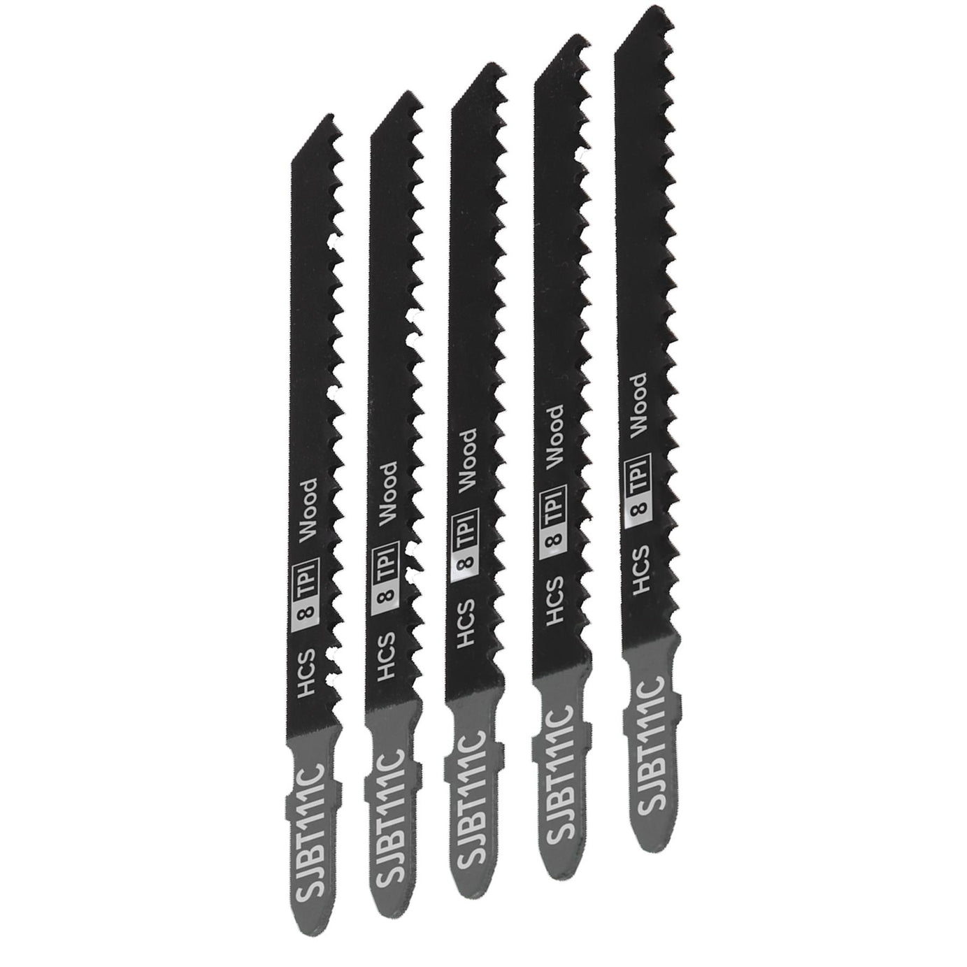 Sealey Jigsaw Blade General Wood 100mm 8tpi - Pack of 5