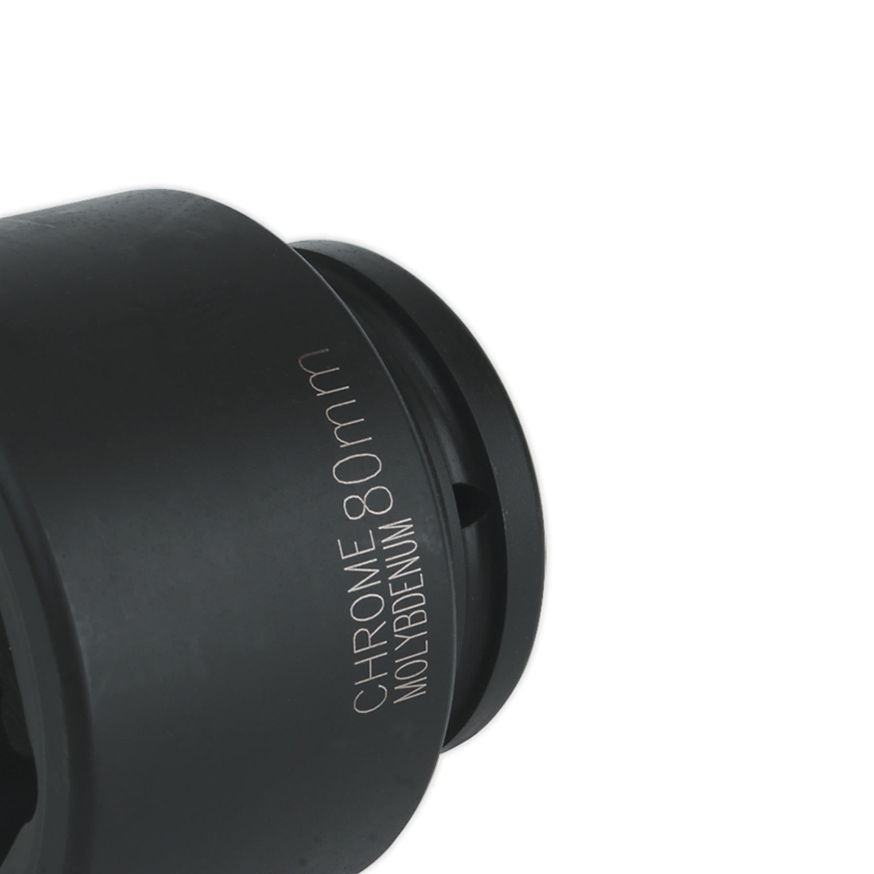 Sealey Impact Socket 80mm 1"Sq Drive