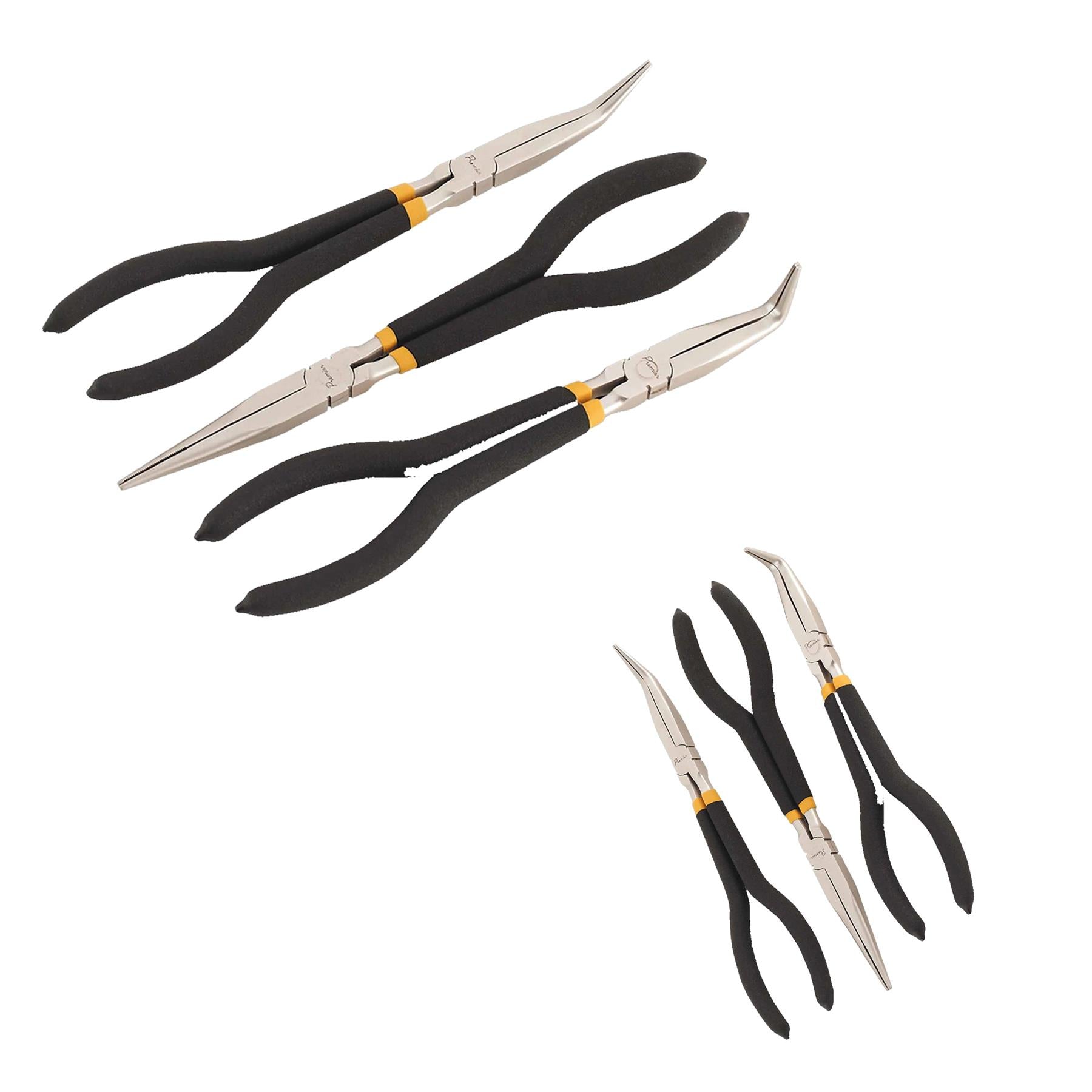 Sealey Needle Nose Pliers Set 3pc 280mm Ni-Fe Finish