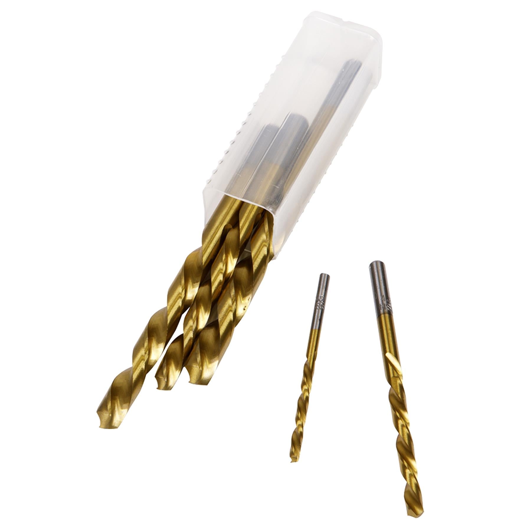 Sealey 5 Piece Left-Hand Spiral Drill Bit Set Stud Extraction