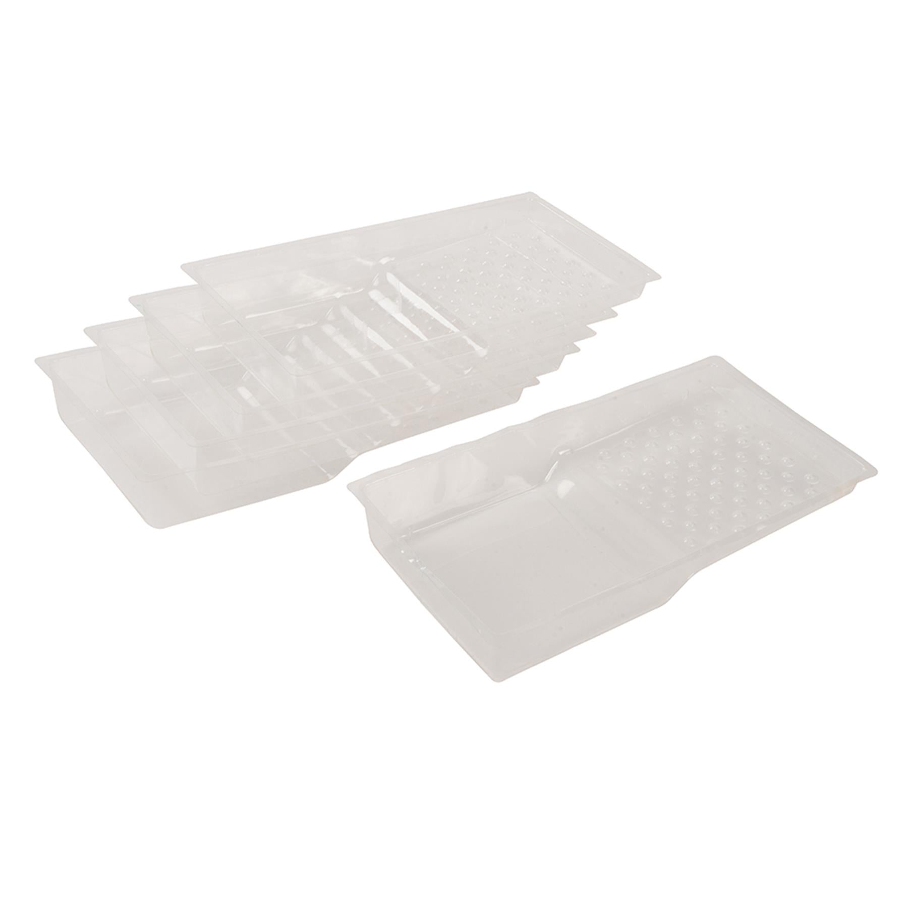 5Pk Disposable Roller Tray Liner 100mm Compatible With 100mm (4") Roller Trays