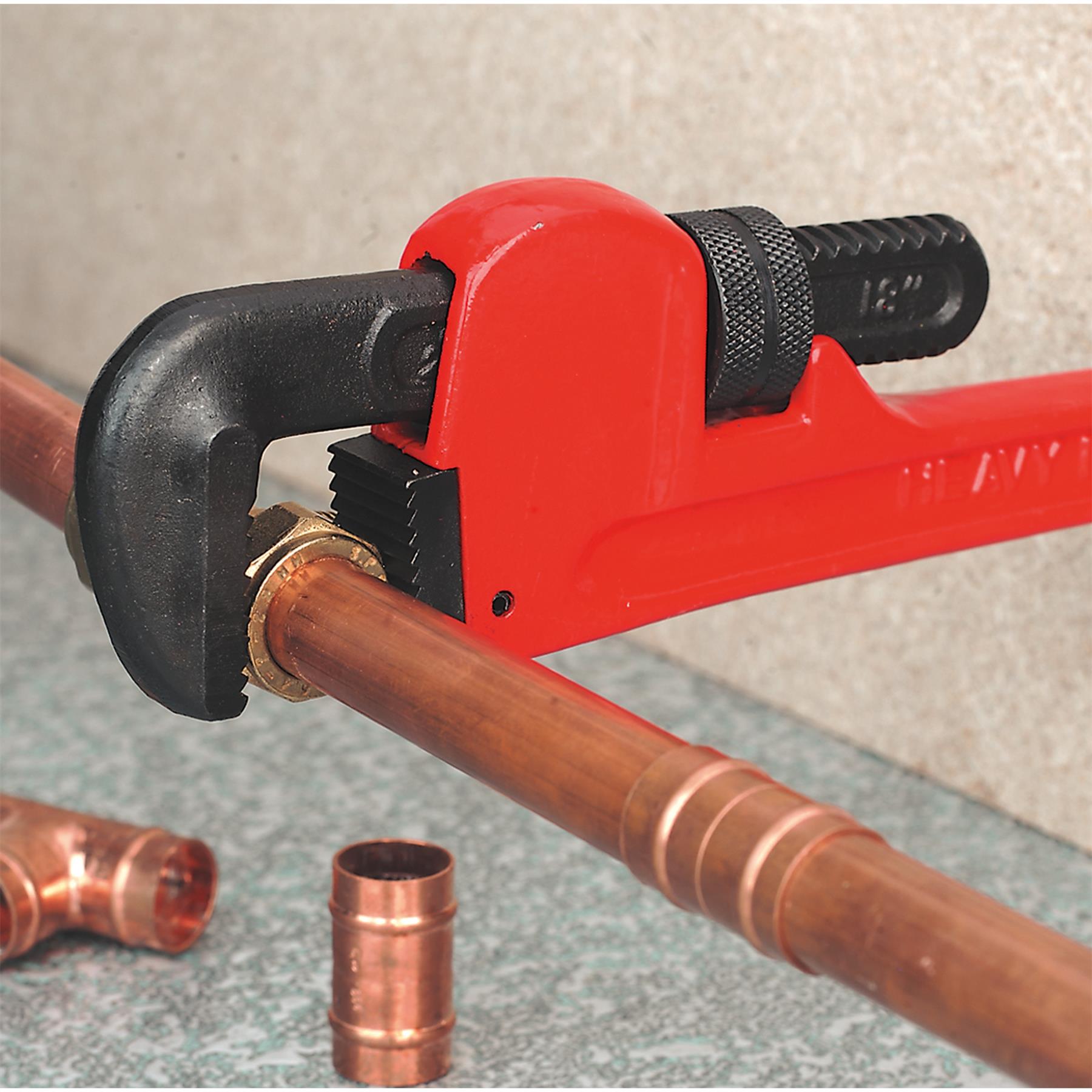 Sealey 24" Stilson Monkey Pipe Wrench Adjustable 610mm European Pattern AK5112