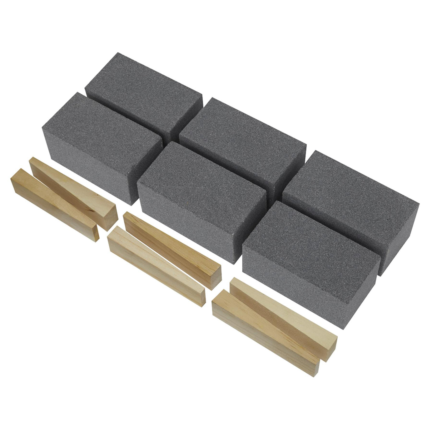 Sealey Floor Grinding Block 50 x 50 x 100mm 60Grit Pack of 6