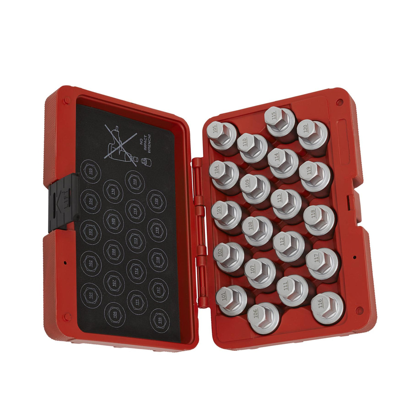 Sealey Locking Wheel Nut Key Set 20pc - Vauxhall-A - SX214