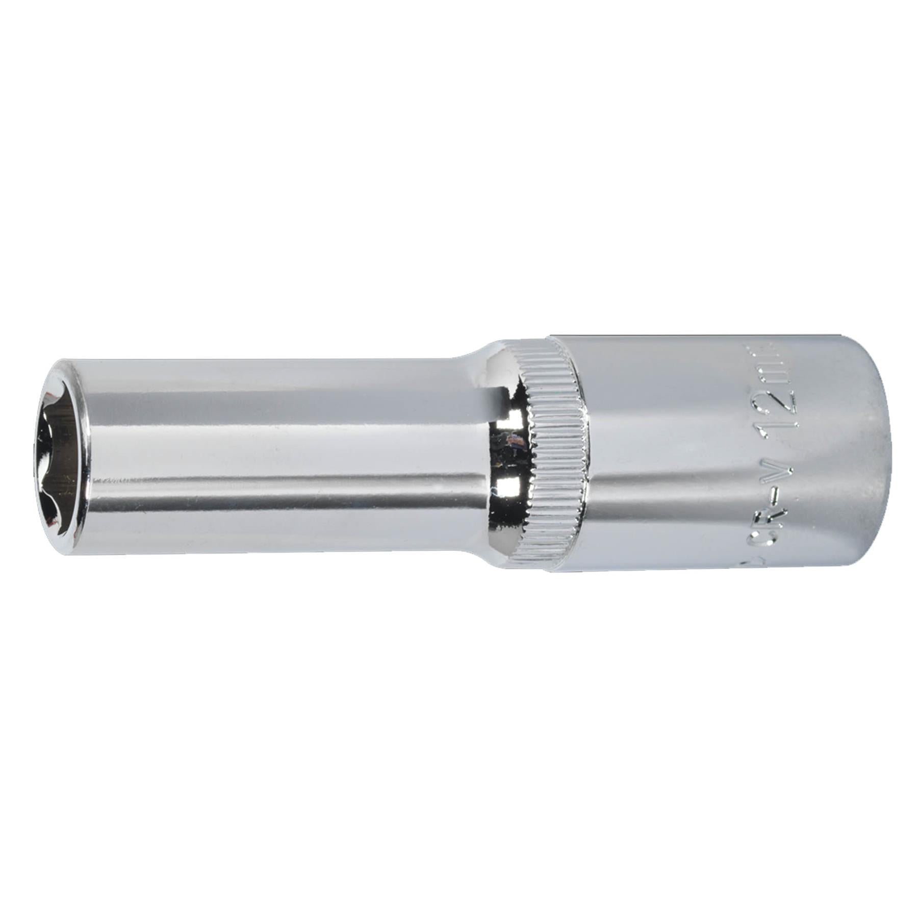 Sealey WallDrive Socket 12mm Deep 1/2"Sq Drive Fully Polished