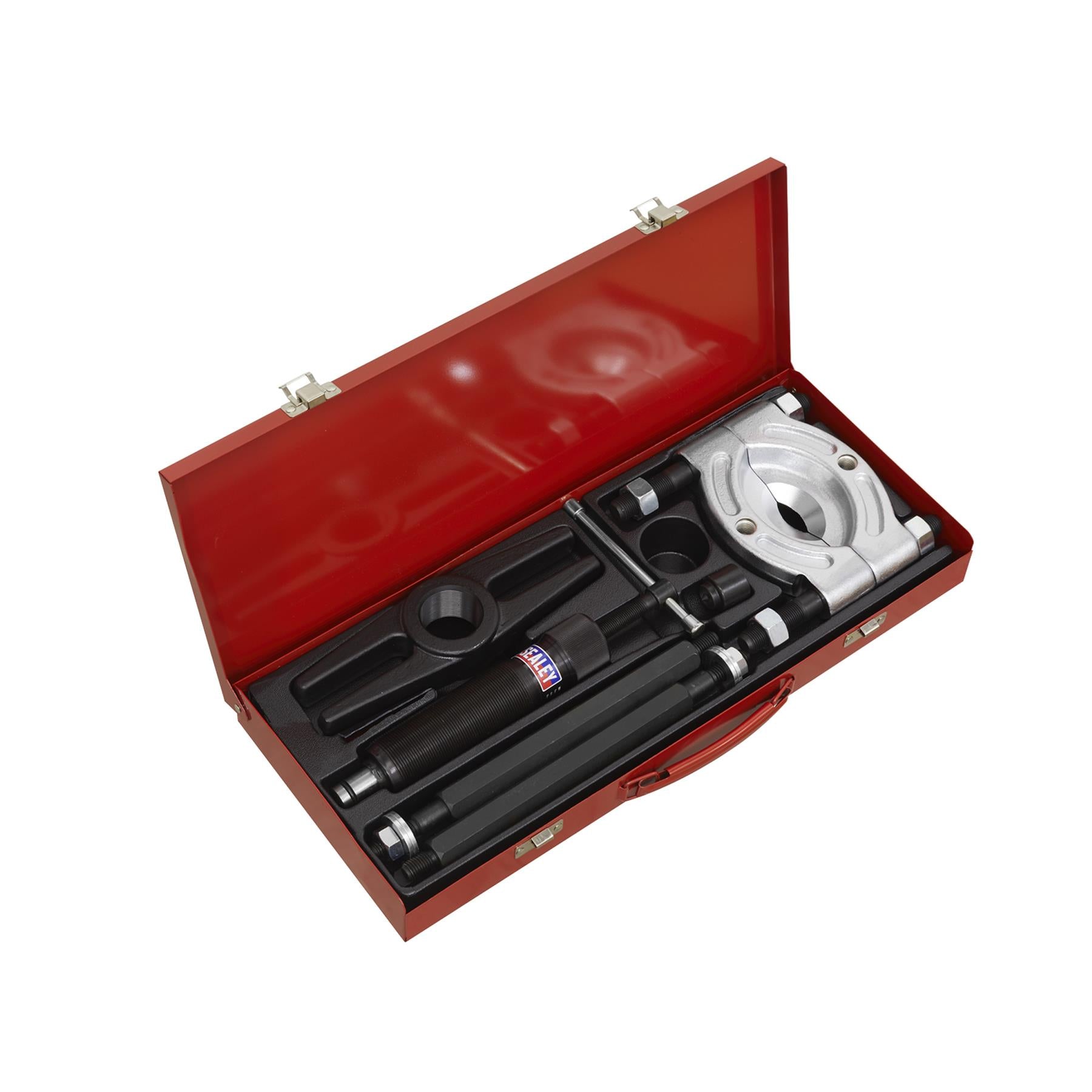 Sealey Bearing Separator/Puller Set 8pc Hydraulic Steel Case