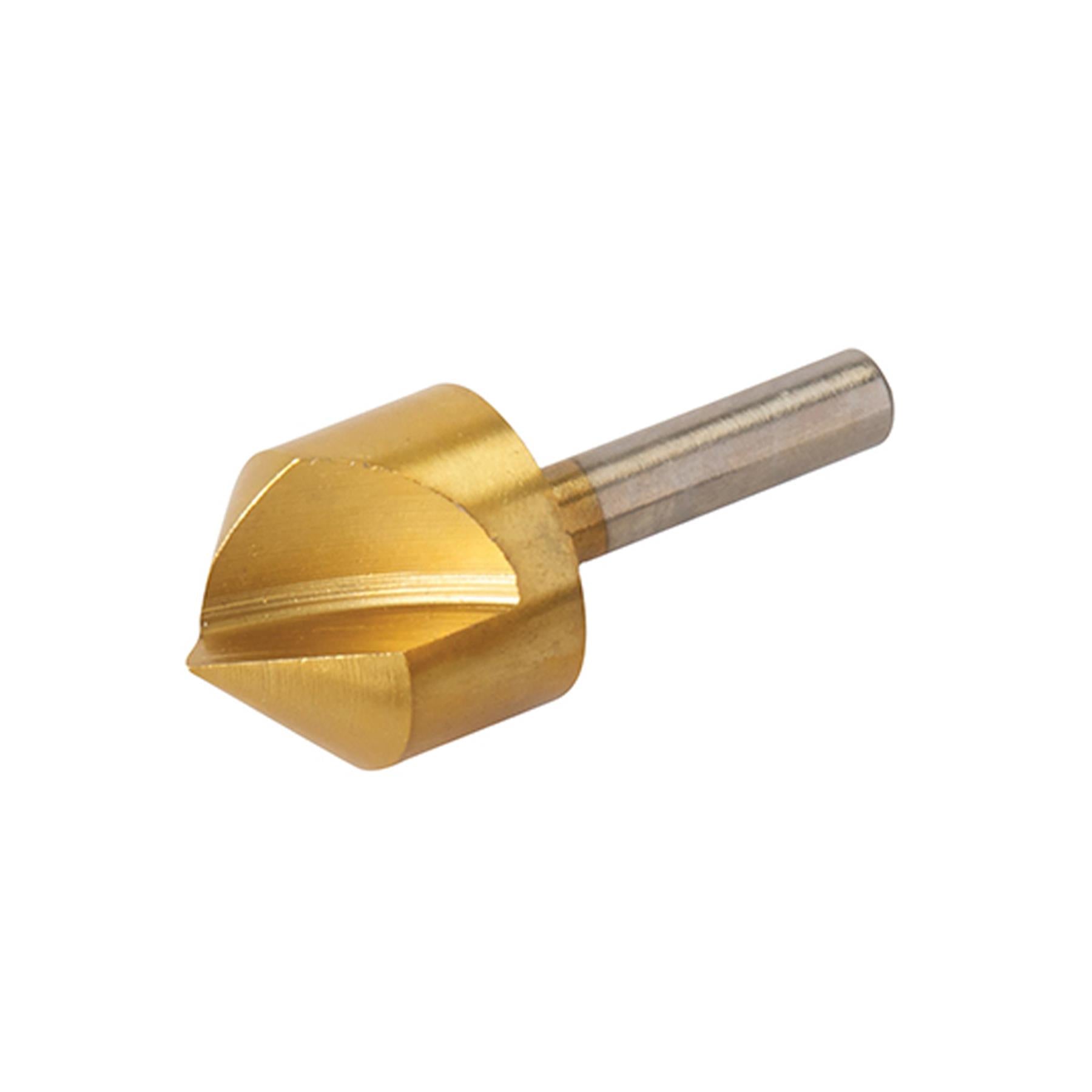 5Pc Titanium Coated Countersink Bit Set Drill High Carbon Steel Quality