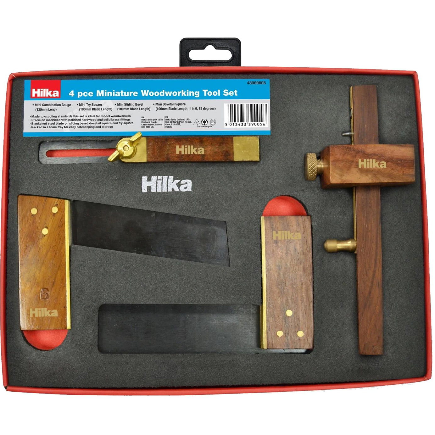 Hilka Miniature Woodworking Tool Set