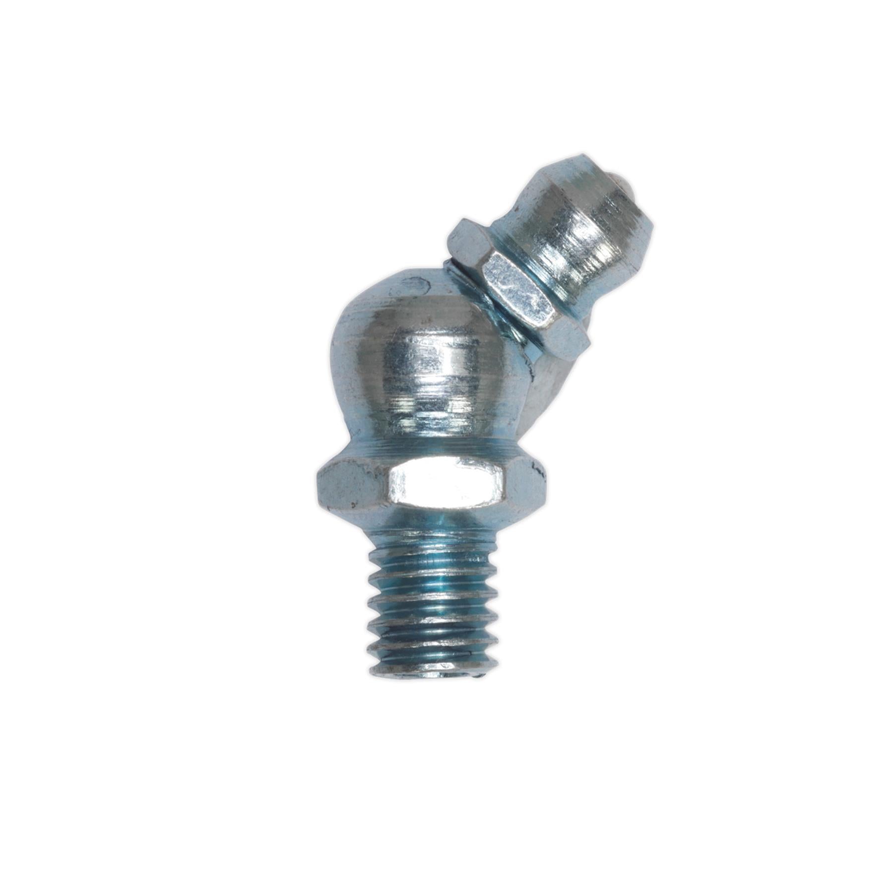 Sealey Grease Nipple 45° 6 x 1mm Pack of 25