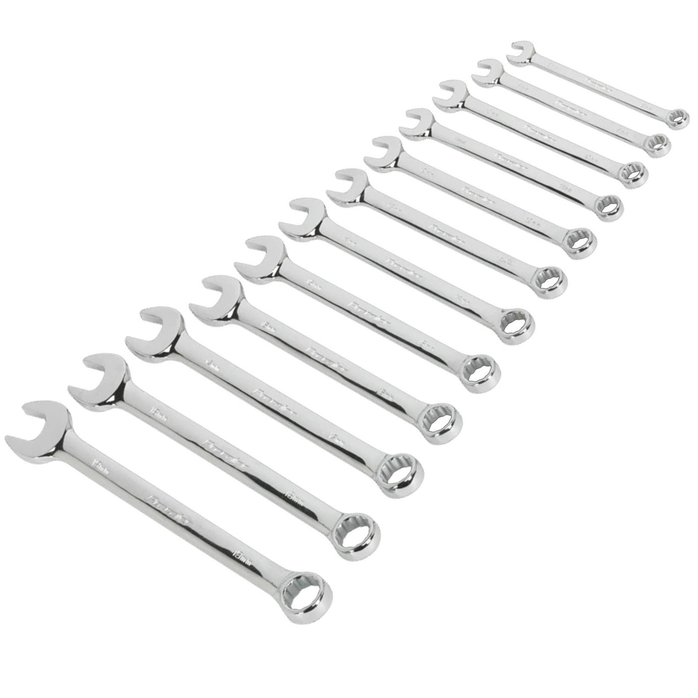 Sealey Combination Spanner Set 12pc Metric