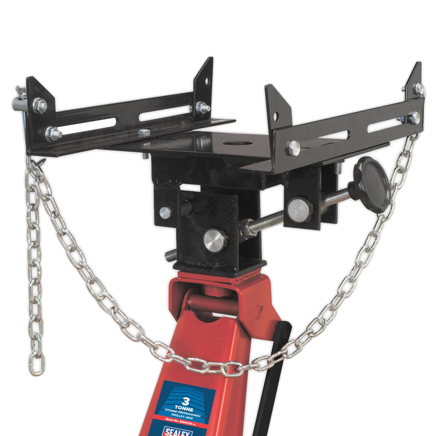 Sealey Transmission Jack Adaptor Trolley Jack Cradle Support 200kg Capacity