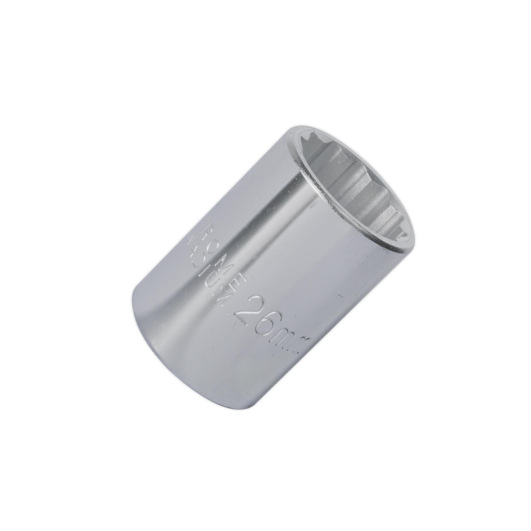 Sealey WallDrive Socket 26mm 3/4"Sq Drive