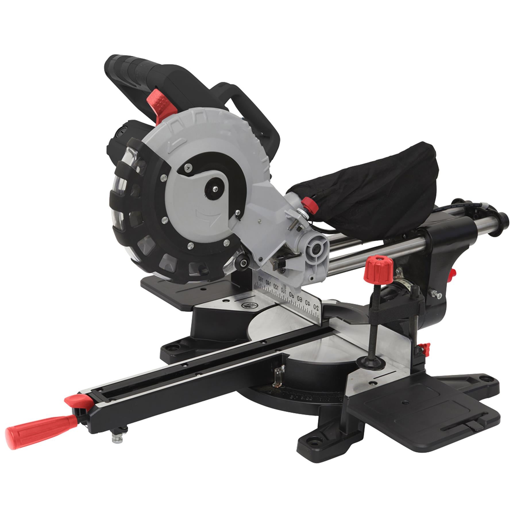 Sealey Sliding Compound Mitre Saw 216mm For use with mild steel