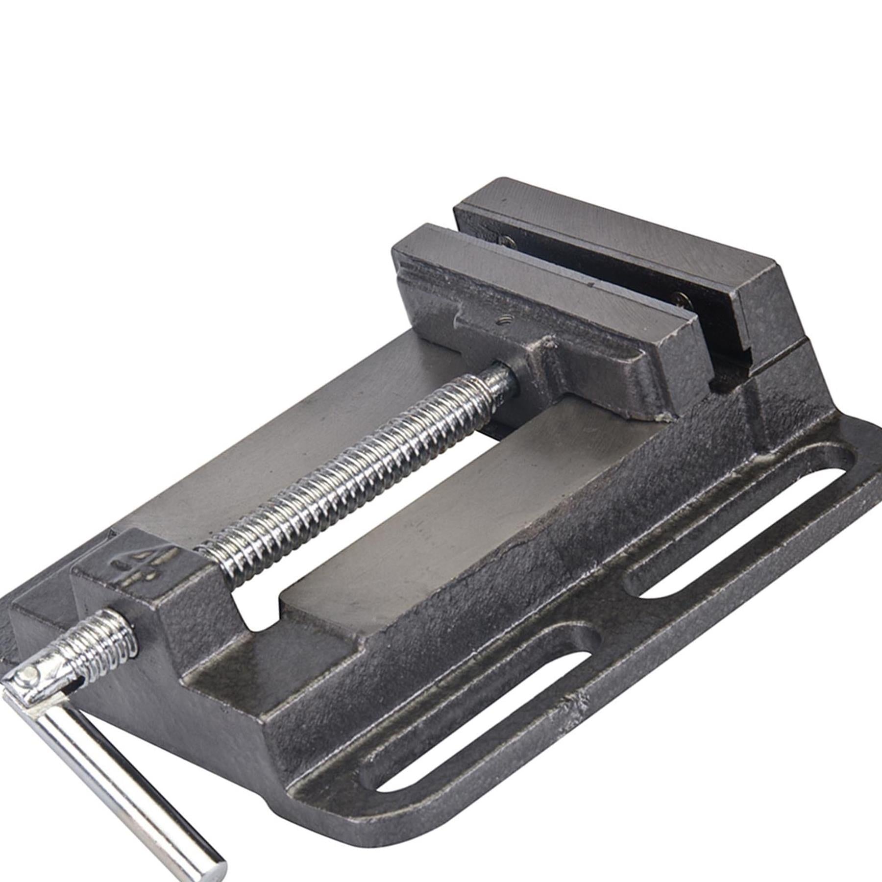 Drill Press Vice 100mm Quick Release Miling Bench Woodwork Workshop DIY