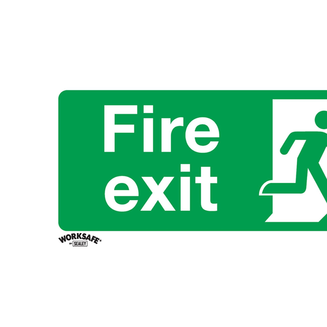 Safe Conditions Safety Sign - Fire Exit (Right) - Self-Adhesive Vinyl