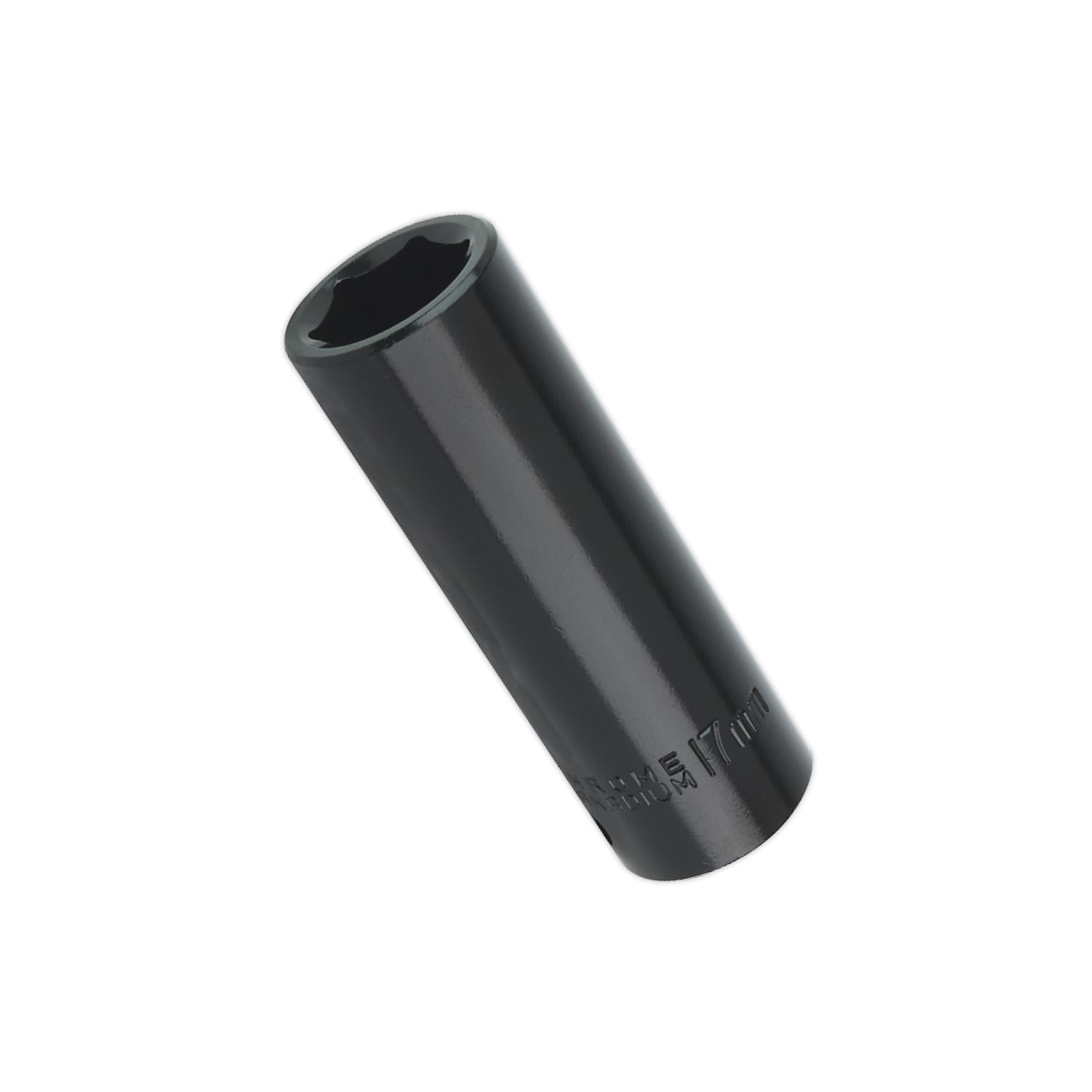 Sealey Impact Socket 17mm Deep 1/2"Sq Drive