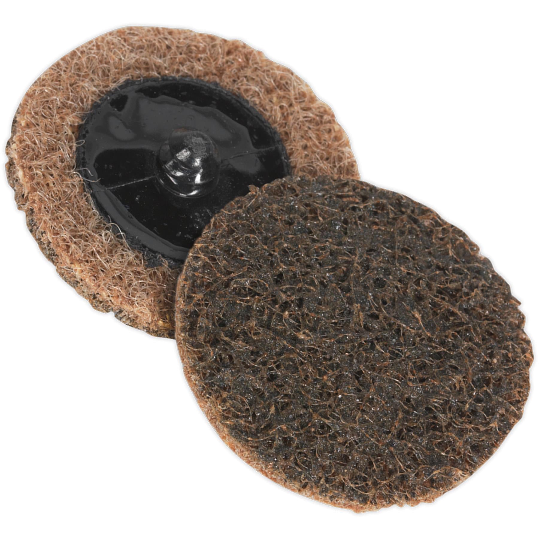 Sealey Quick-Change Preparation Pad 50mm Coarse Pack of 10