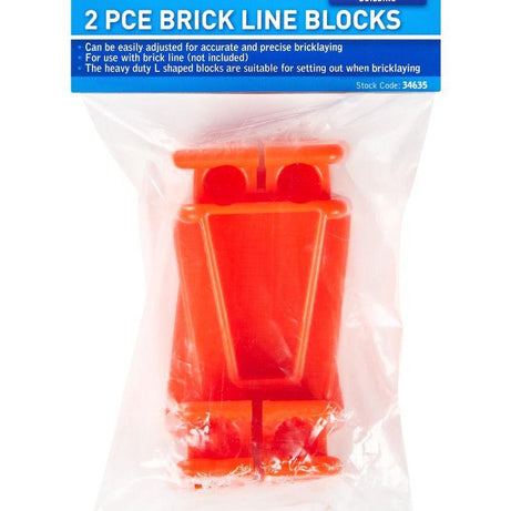 Blue Spot 2 PCE Brick Line Blocks