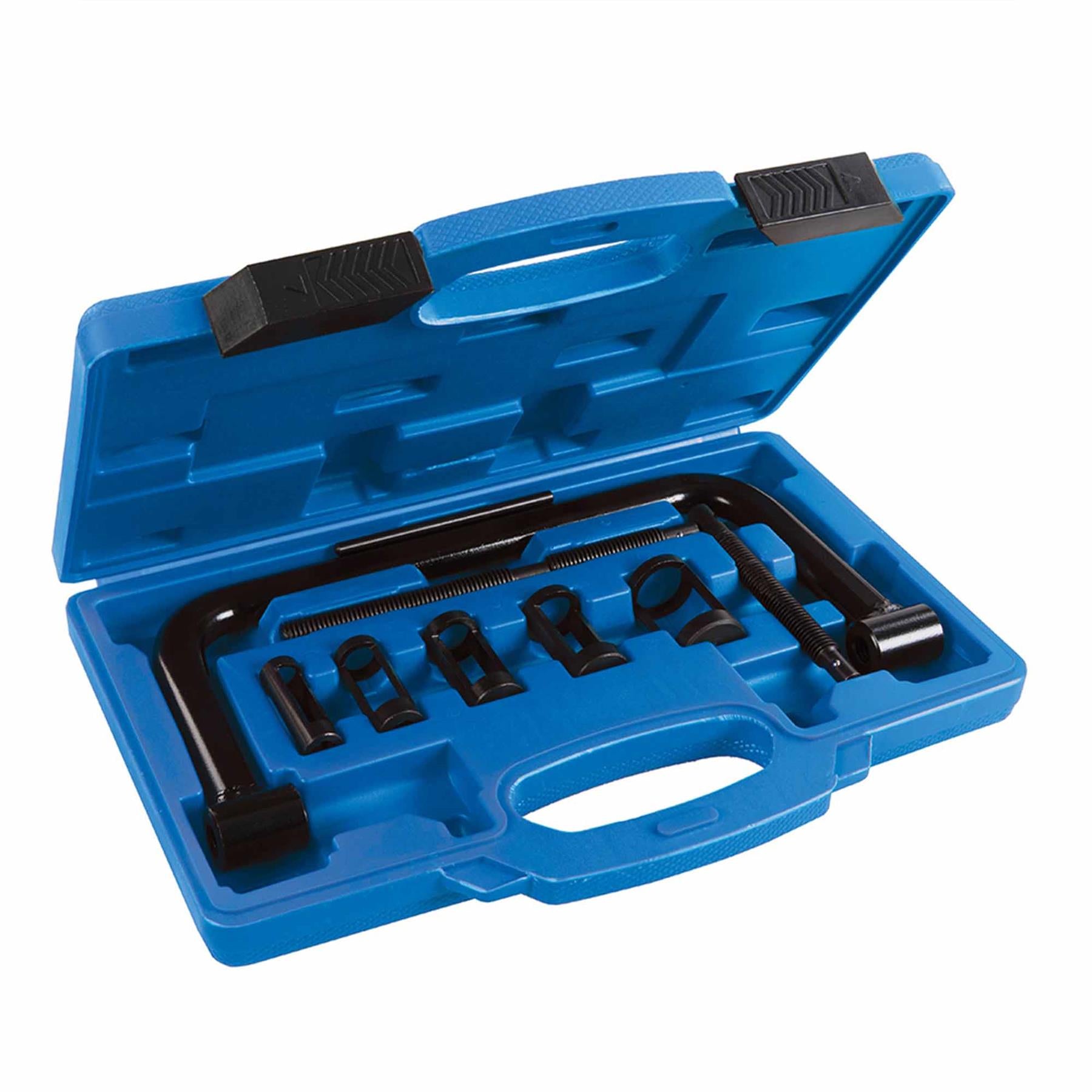 Valve Spring Compressor Tool Set 10Pc 16 - 30mm With Black Phosphate Finish