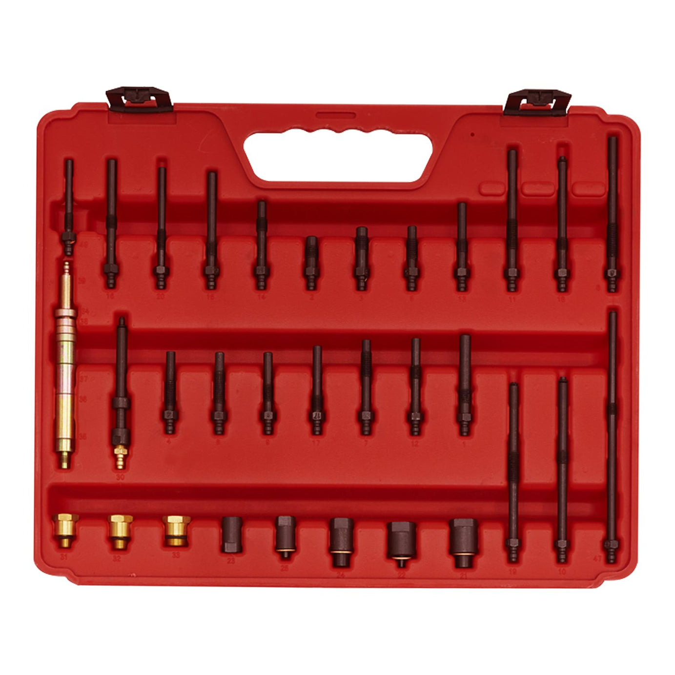 Sealey Diesel & Petrol Compression, Leakage & TDC Kit Quick Connect Fittings