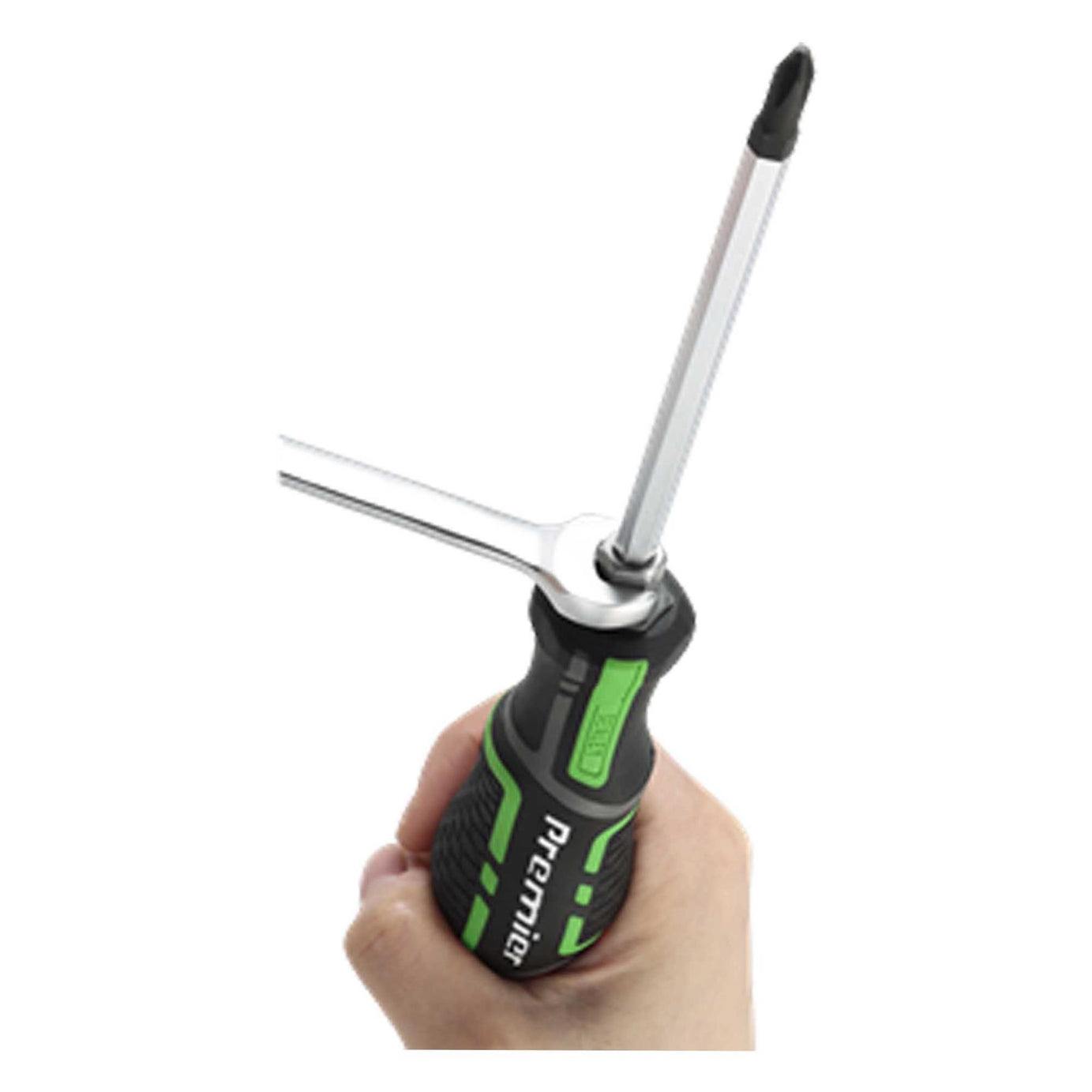 Sealey Hammer-Thru Screwdriver Set Hi-Vis Green 6pc