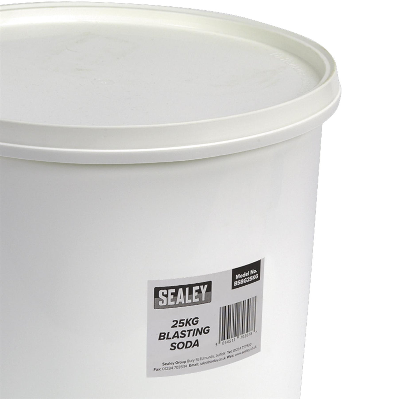 Sealey Blasting Soda 25kg Tub - BSBG25KG