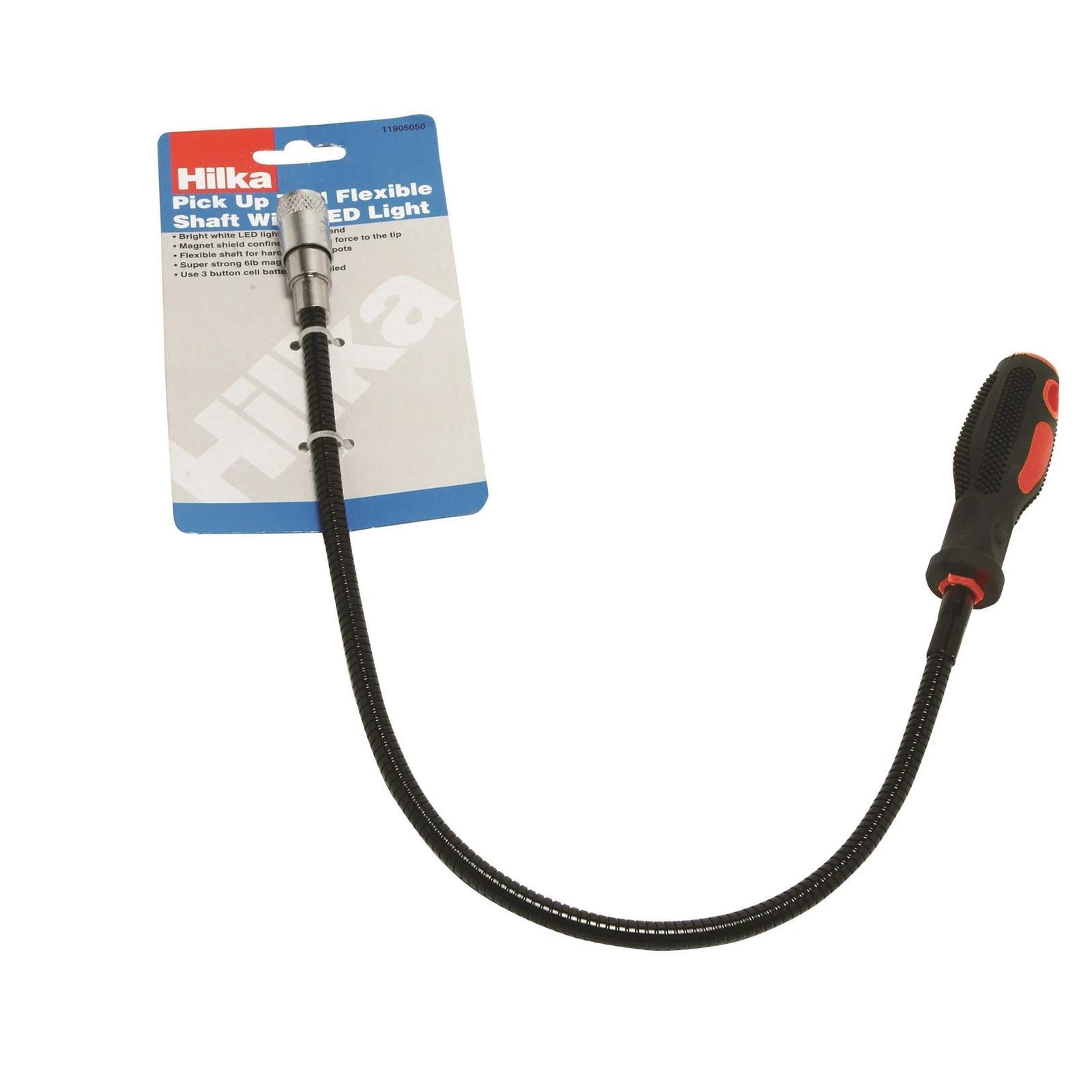 Flexible Shaft Bendable Magnetic Pick Up Tool With LED Light And Strong Magnet