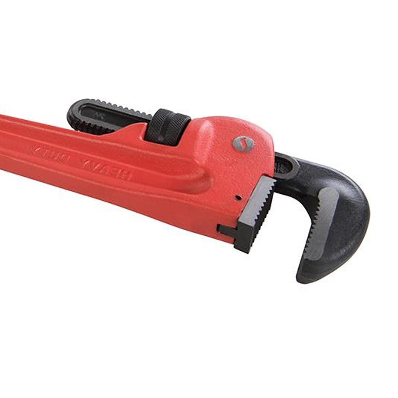 Heavy Duty Pipe Wrench 610mm/24" Corrosion-Resistant & Rippled Powder Coating