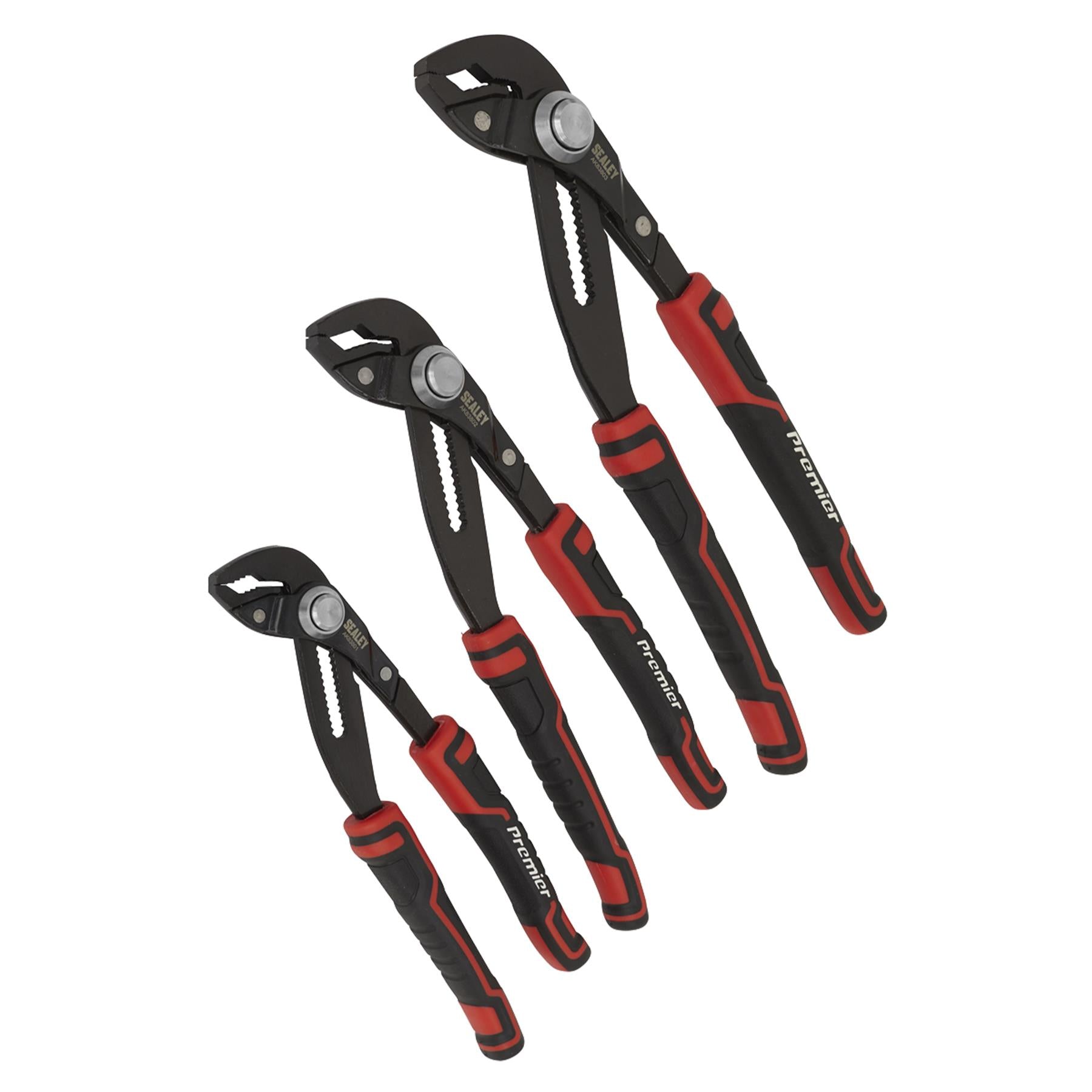 Sealey Water Pump Pliers Set 3pc Quick Action