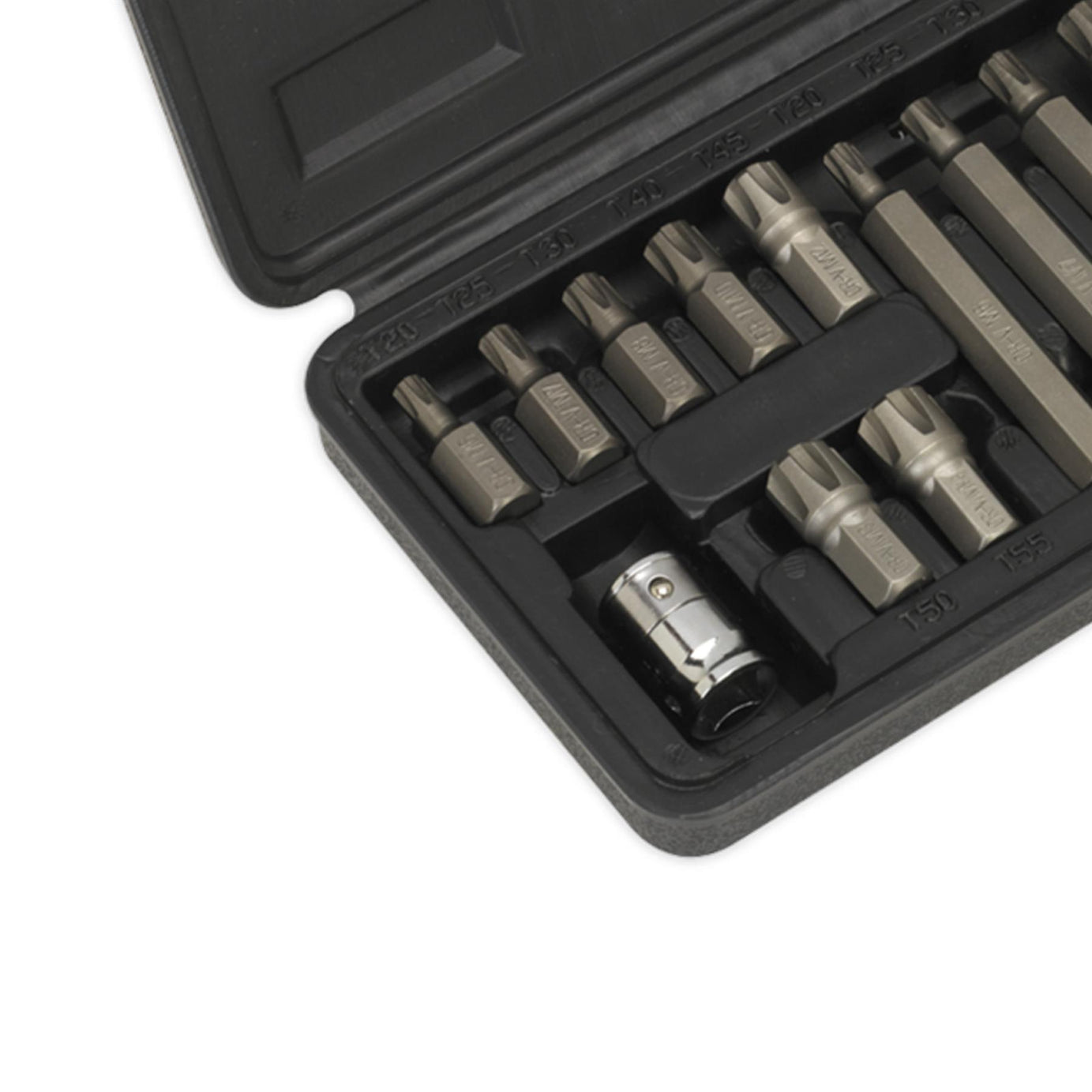 Sealey Ribe Bit & Holder Set 15pc - 3/8"Sq Drive