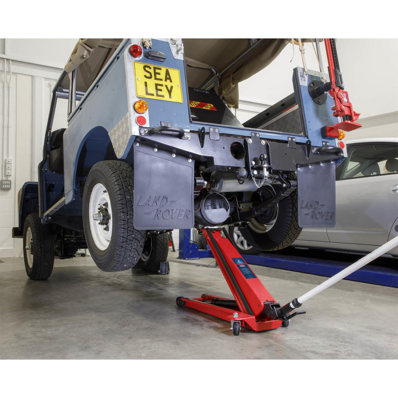 Sealey Trolley Jack 2tonne High Lift Low Entry Garage Workshop DIY