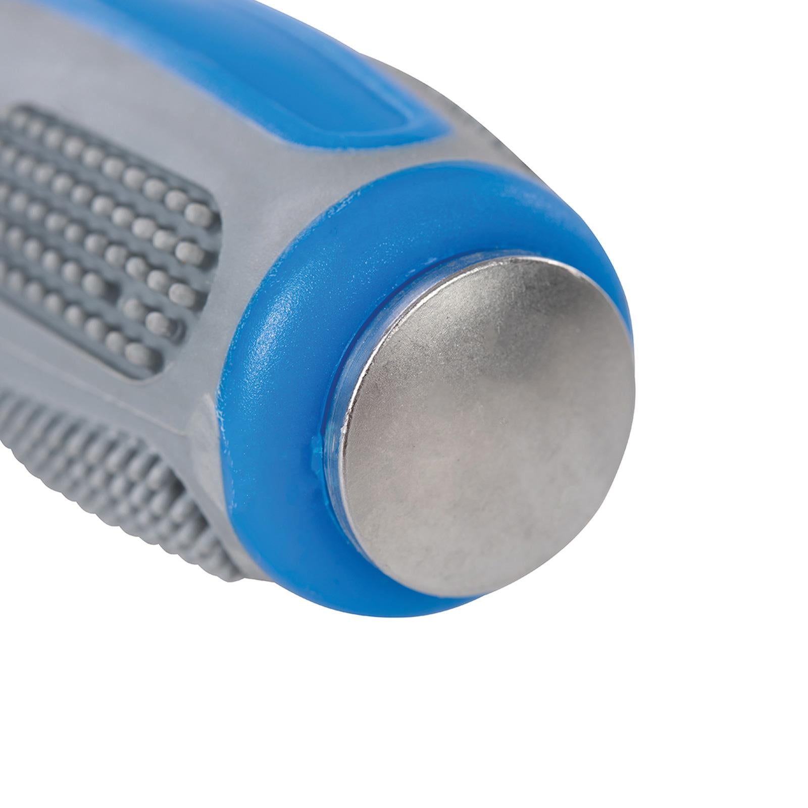 Hammer-Through Screwdriver Set 6pce Impact Resistant Mixed Polymer Handle