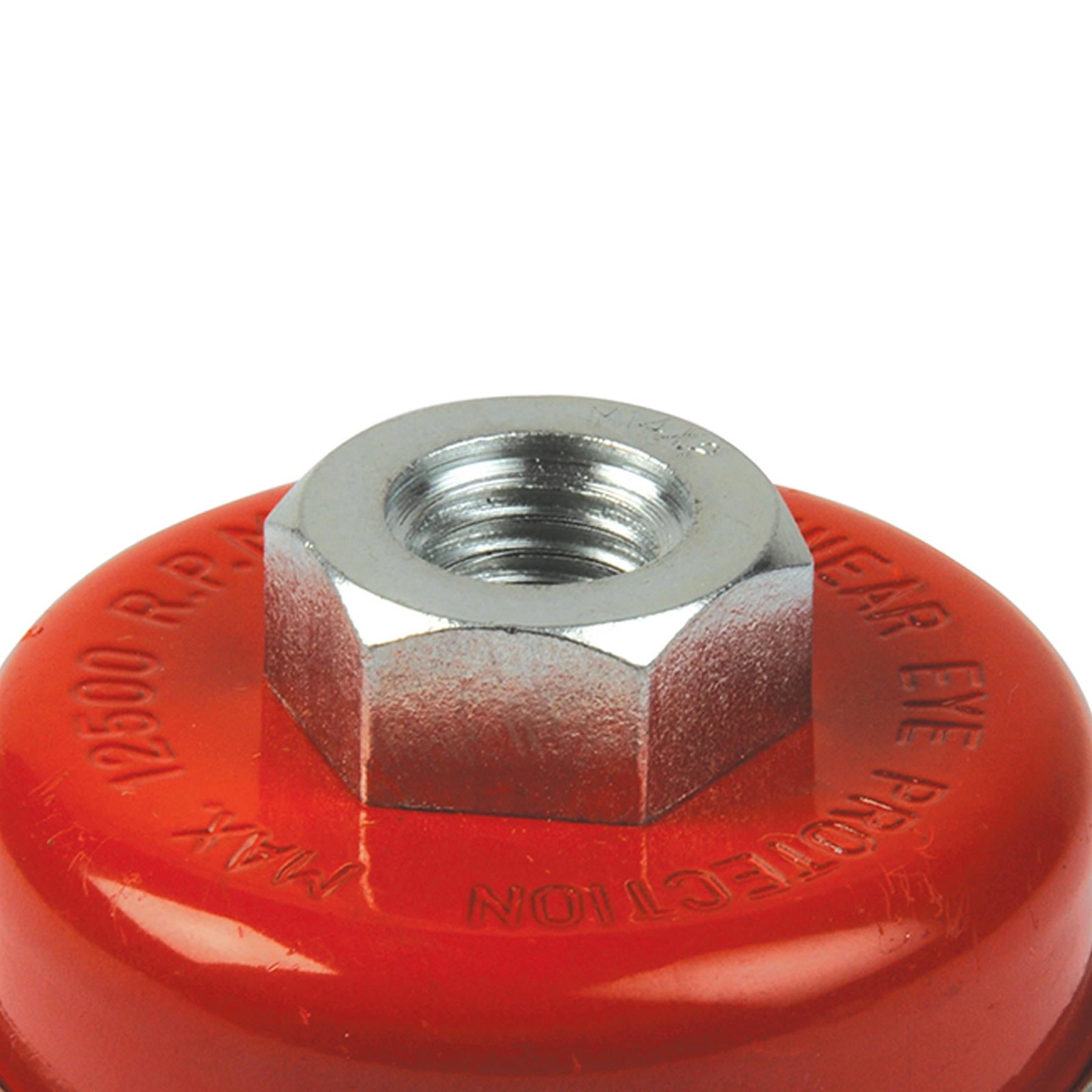 Steel Twist-Knot Cup 80mm Abrasive Grinding Paint Rust Removal DIY New