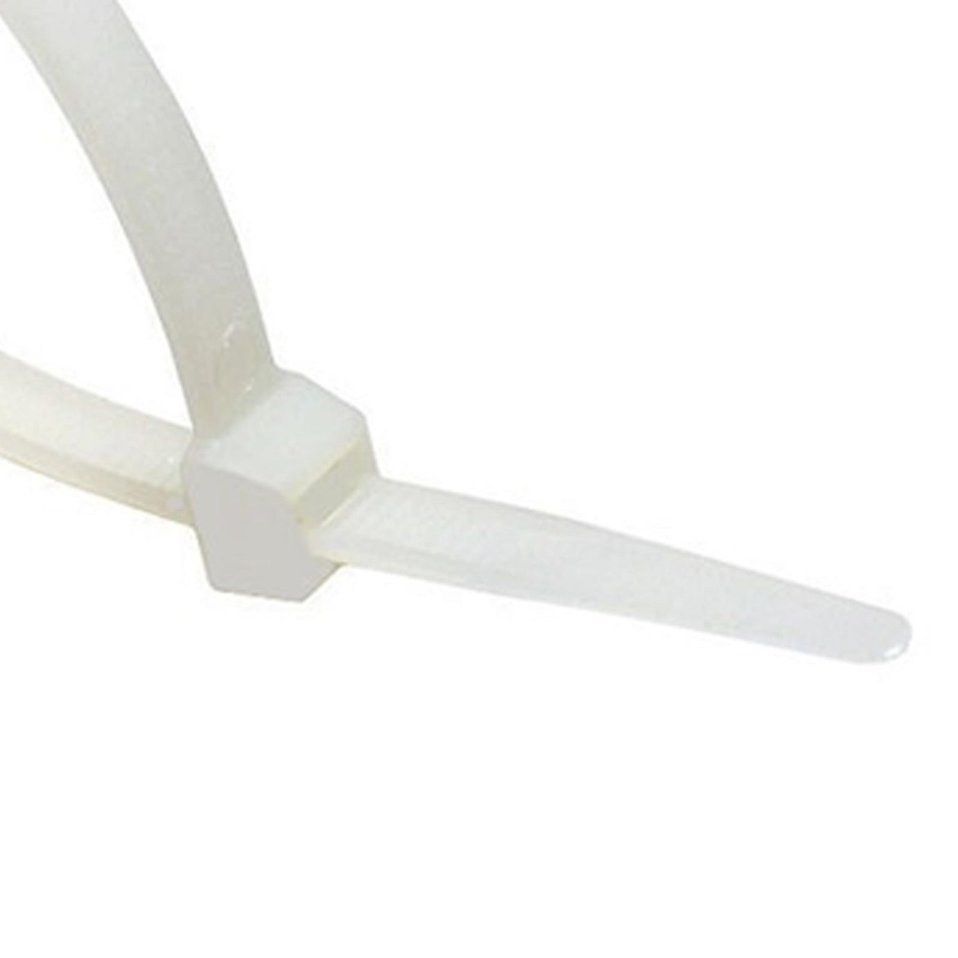 BlueSpot Cable Ties White Releasable SelfLocking Ties 100Pce 200mm