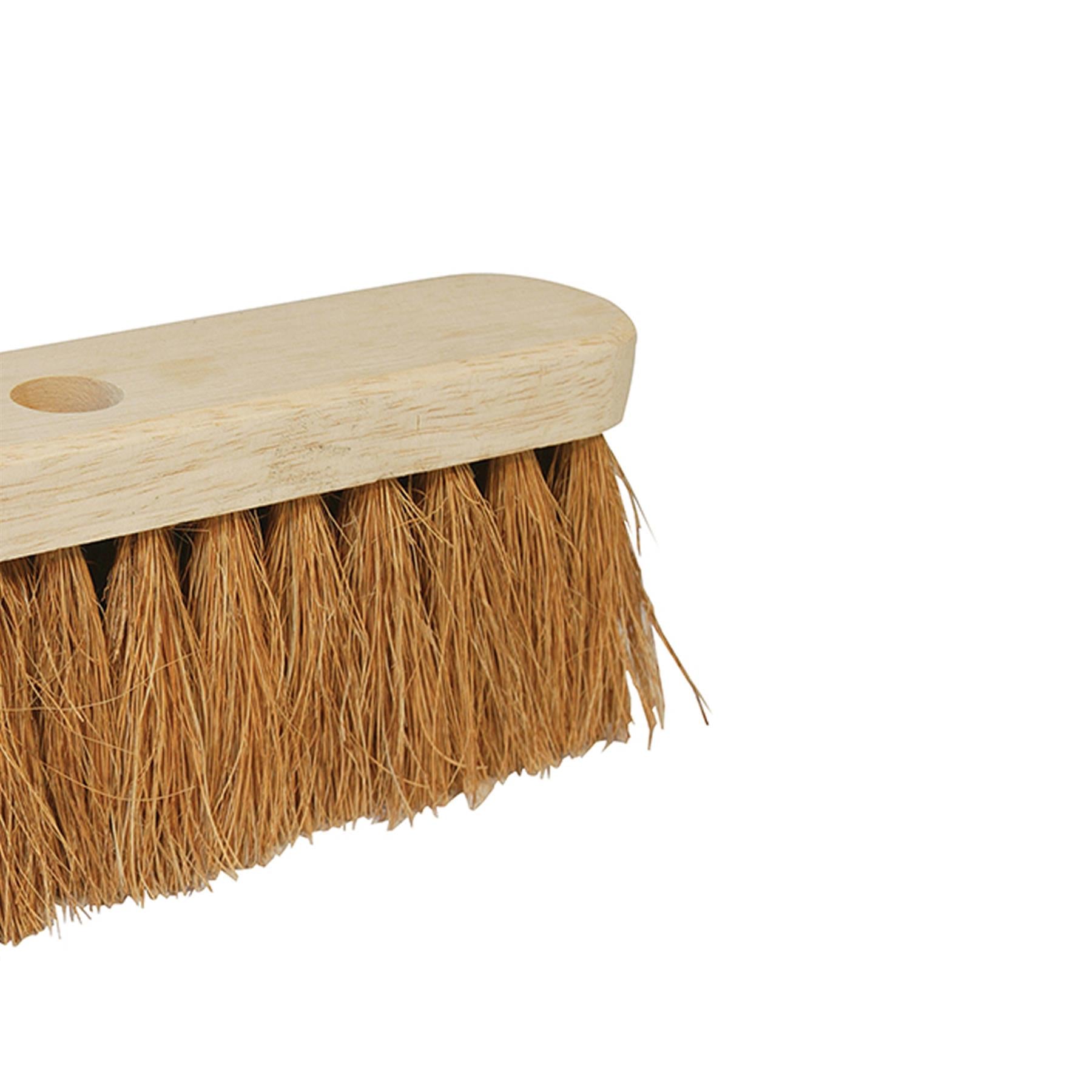 BRUSH BRUSHES BROOM BROOMS HEAD HEADS SOFT COCO BRISTLES SIZES 12"