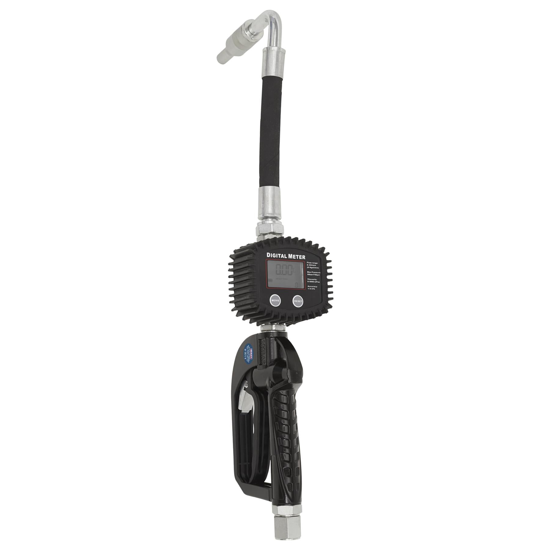 Sealey Oil Hose End Gun with Digital Meter LCD Display AK4565D