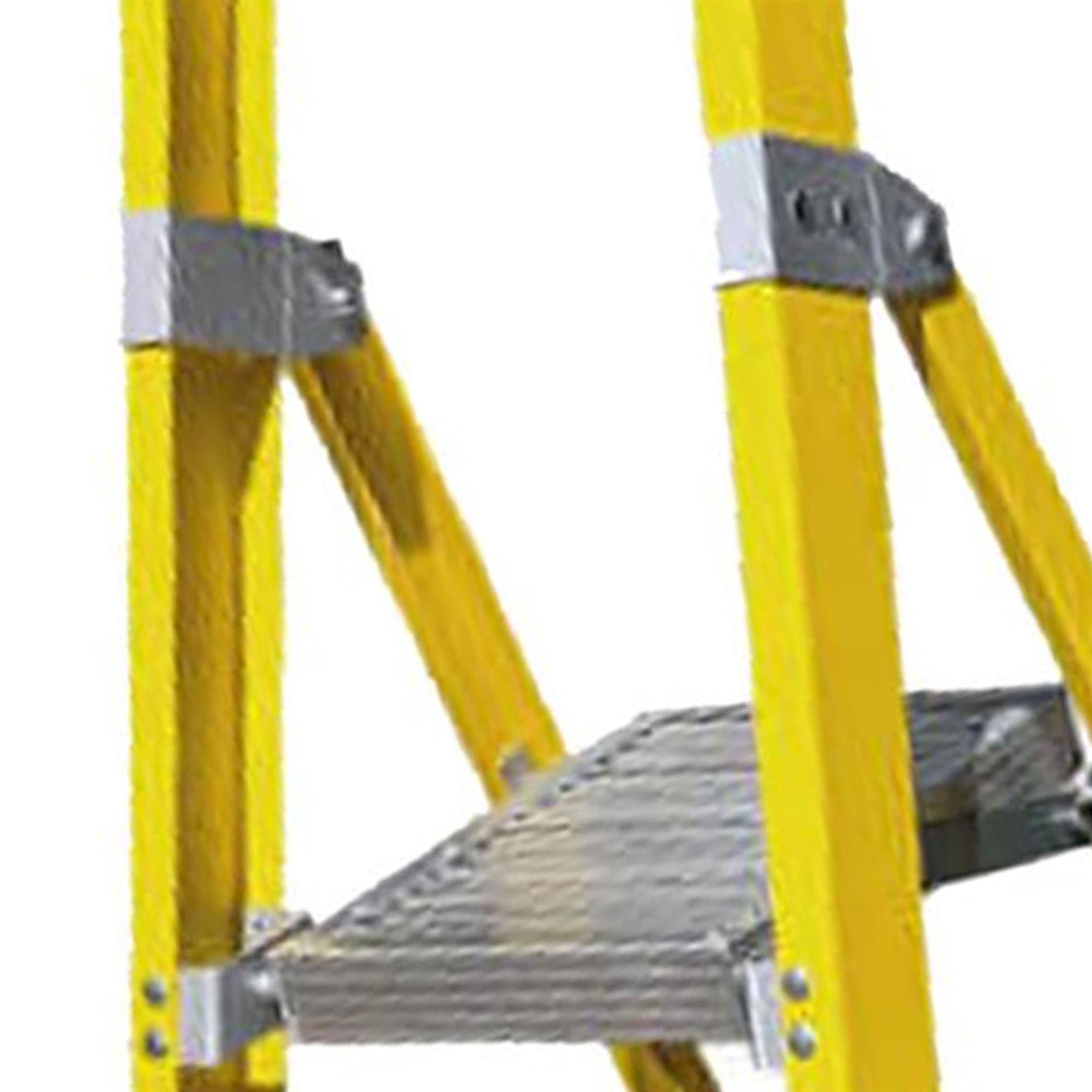 Dapetz PRO 8 Tread GRP Fibreglass Platform Step Ladder 2.72m, 150 Kg, Made In UK