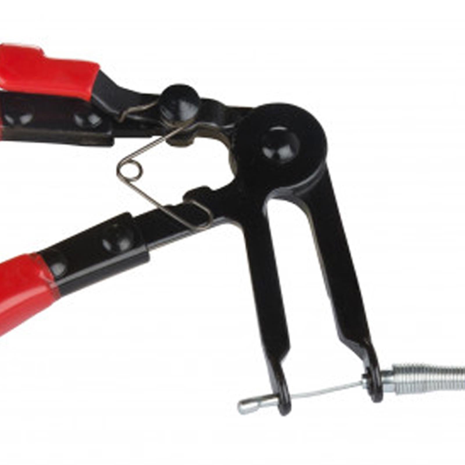 BlueSpot Flexible Long Reach Locking Hose Clamp Removal Pliers Ratchet Clip Band