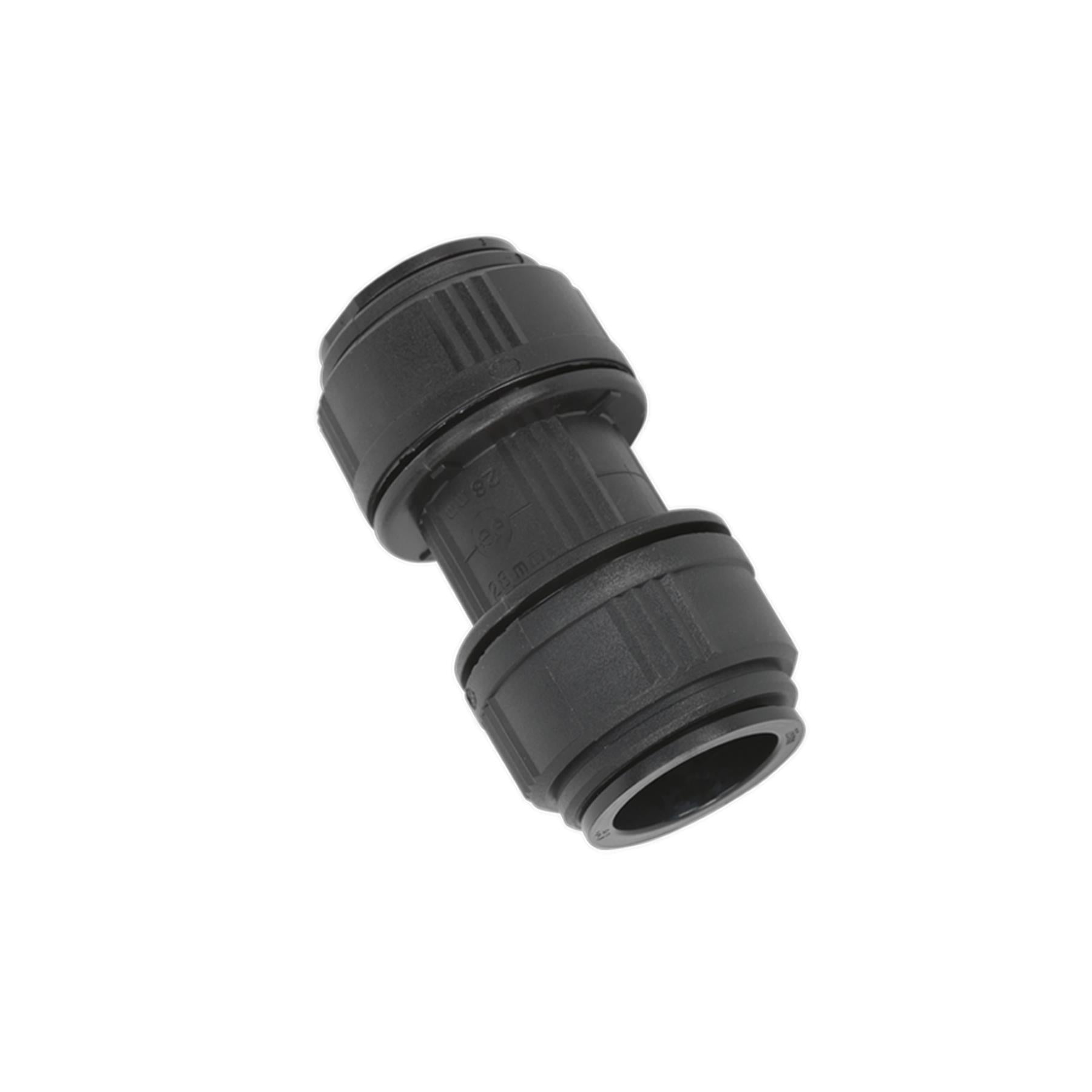 Sealey Straight Connector 28mm Pack of 5 (John Guest Speedfit® - PM0428E)
