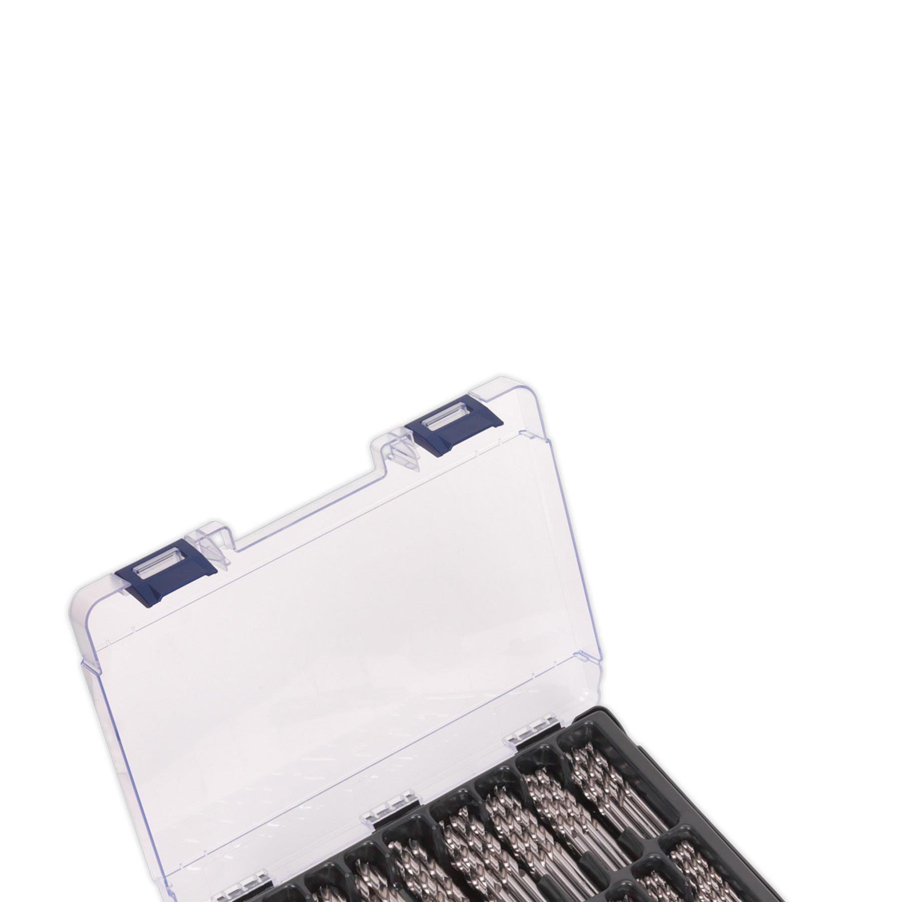 Sealey HSS Fully Ground Drill Bit Assortment 170pc �1-10mm