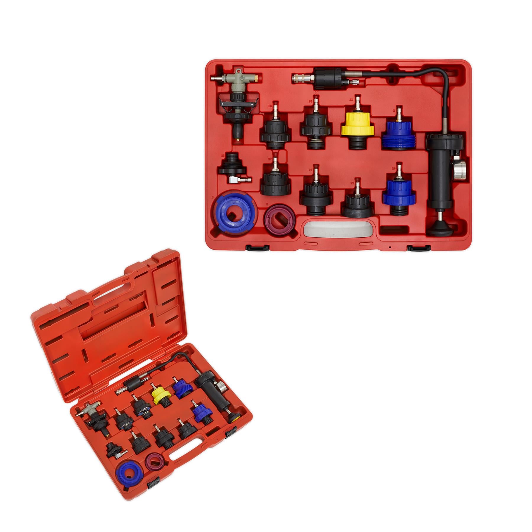 Sealey Cooling System Pressure Test Kit 13pc